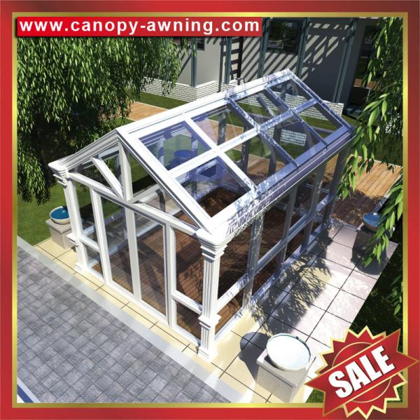 excellent beautiful prefabricated solar garden park metal aluminum alloy glass sun house sunroom enclosure cabin cabinet