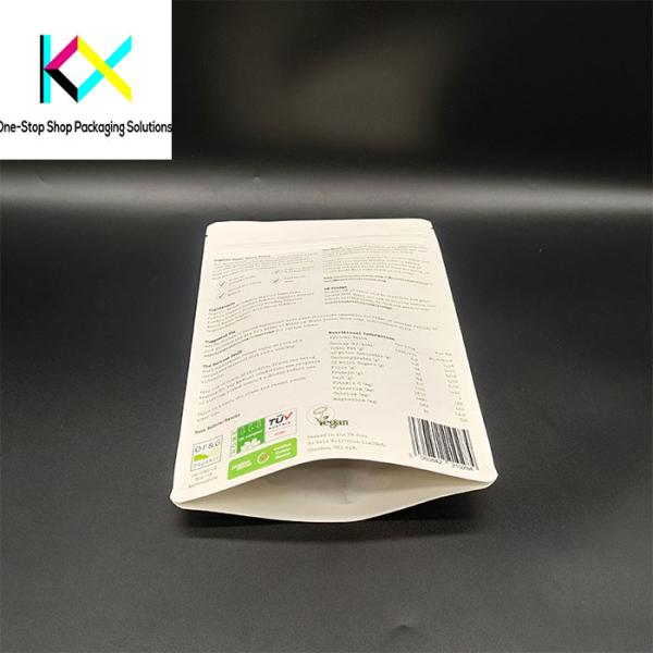 Custom Printed Snack Food Packaging Bags with Kraft Paper Stand-Up Pouch with good Design