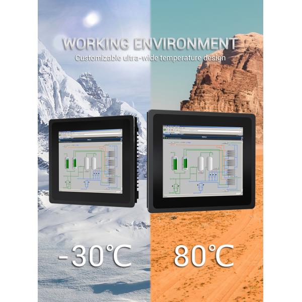 13.3 Inch Industrial Panel PC IP65 Industrial All In One PC With Metal Frame