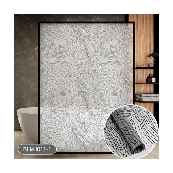 Decorative Privacy Window Film for Balcony Bathroom Kitchen Living Room Bedroom Sliding Doors Sunscreen and Opaque Effect