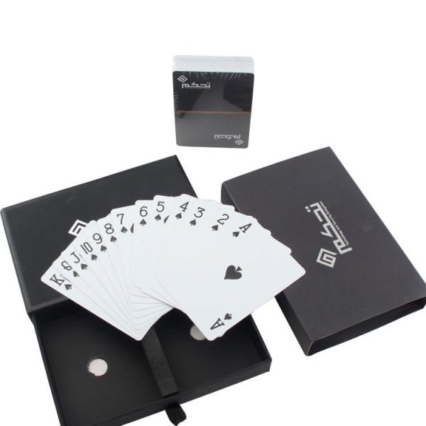 0.4mm Thickness 200gsm Custom Printed Playing Cards Casino Glossy Art Paper CMYK