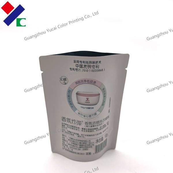 Logo Printed CMYK Laundry Detergent Bags Liquid Soap Doypack Pouch