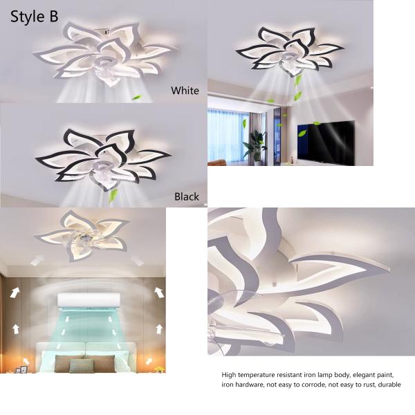 Manufacturer LED Ceiling Chandelier Modern Luxury Living Room Dining Room Kitchen Bedroom Decorative Art Ceiling Fan Light