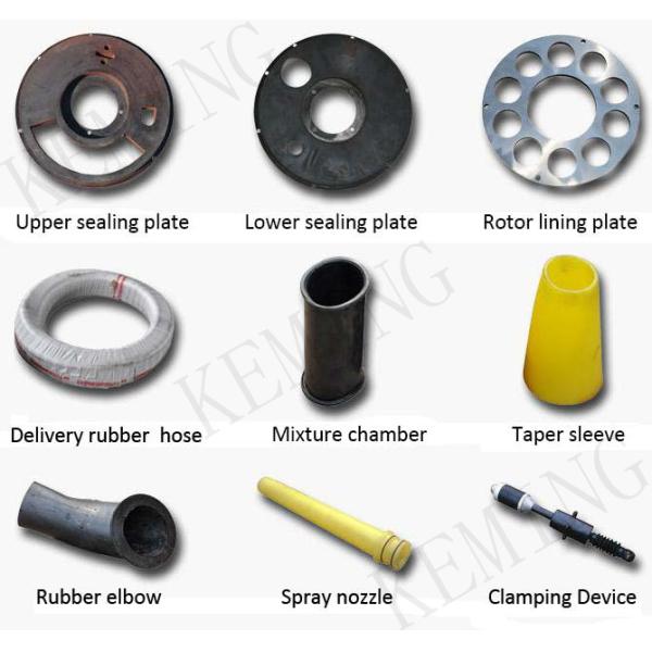 Wearable Rotor Type Shotcrete Machine Parts Mortar Plastering Pump Parts