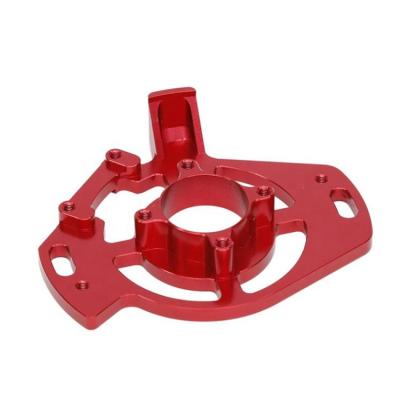 O auto alumínio vermelho do CNC parte as peças fazendo à máquina do carro do Cnc de 0.01mm