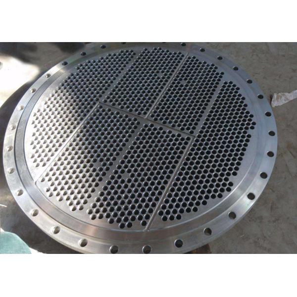 Pressure Vessel 316l 304 Tube Plate , Baffle Plate Drawing Custom