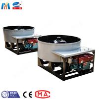 750L Pan Mixer Round Mouth Dry concret industriel diesel se mélangeant à la lame de mélange