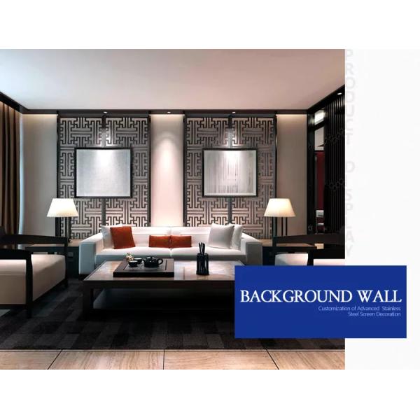 Living Room Stainless Steel Wall Cladding 3d Decorative Interior Easy Install