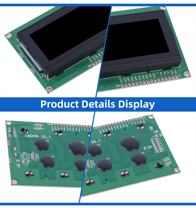 BTN Black Film 1604A LCM LCD Display Screen 2*16 LCD ST7066U Character LCD Module Stable Supply Of Goods
