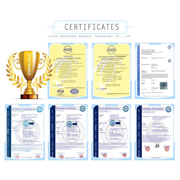 350 * 350 * 70 MM  Portable Black / White Ultrasound Scanner With 2 Probe Connectors