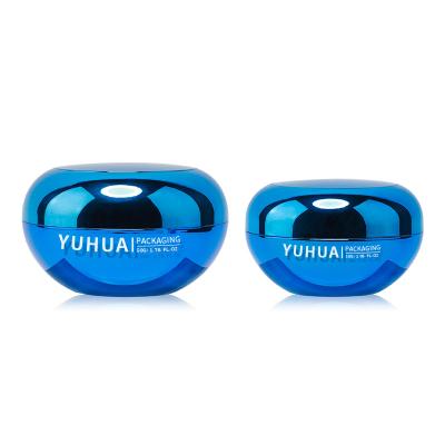Plastic Packaging Jars with Logo Printing Electroplating PS Material
