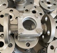 Flanged Sight Glass Valve Two Windows Connection With Spinners