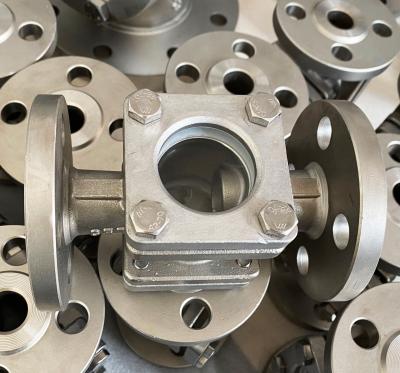 Flanged Sight Glass Valve Two Windows Connection With Spinners
