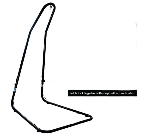 Portable Hammock Swing Chair Stand Versatile with Rust Resistant Hardware
