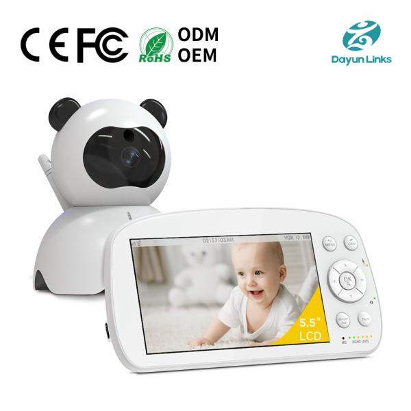 IR Night Vision 940nm LED Video Babyphone Full HD Baby Monitor With 5 Lullabies And Type C Port Support