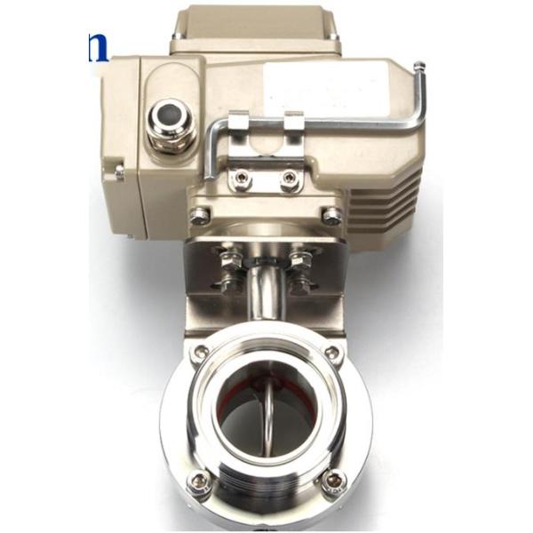 DIN IDF DN10-DN300 Stainless Steel Sanitary Valves 12 Inch Butterfly Valve