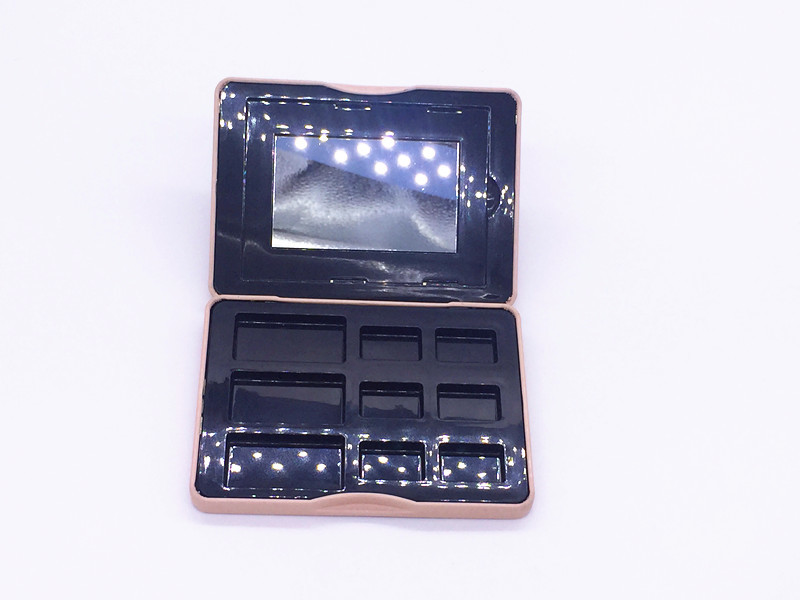 Rectangle Naked Palette  Naked 3 Eyeshadow Tin Gift Box With Embossing