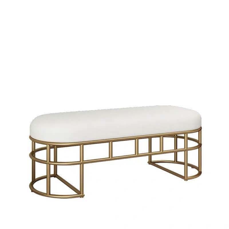 Living Room Furniture Bamboo Shoe Rack Bench with Cushion and Entryway Sitting Stool