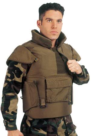 Police Bulletproof vest Kevlar UD, front back protection style, armor vest, military vest