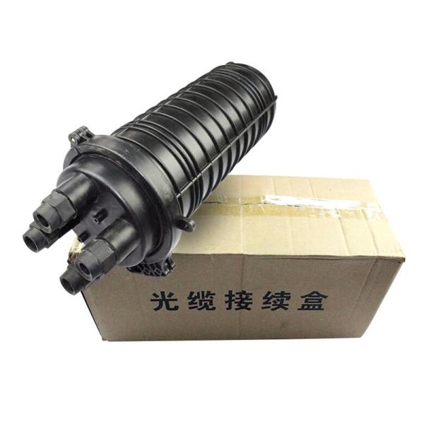 Horizontal 144 Cores Fiber Optic Splice Closure Inline Type 4 In 4 Out