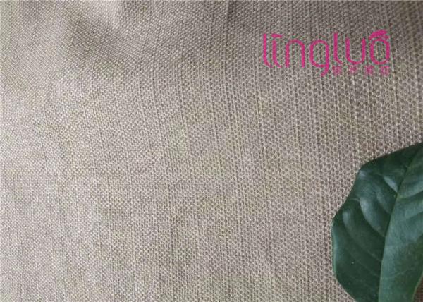 Plain Cushion Linen Burlap Fabric Textile Colorful Multiple Yarn