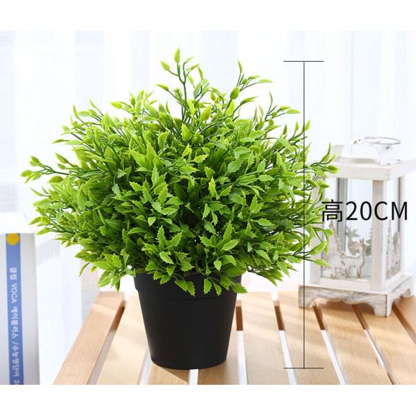 Grass 60cm Little Artificial Potted Floor Plants  Office Decoration Customized