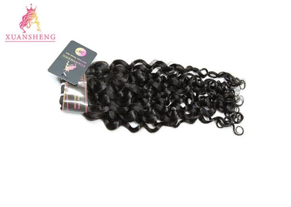 Double Weft Healthy Brazilian Human Hair / 100g Italian Wave Bundles
