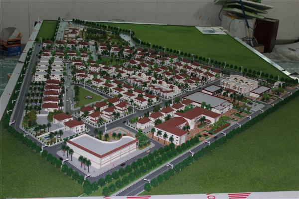 1 / 400 Scale Villa 3d Model , Layered Color Physical Architecture Model