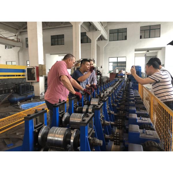 380V Stud And Track Roll Forming Machine Mild Steel Wall Angle Roll Former Machine