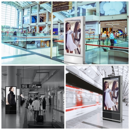 Nits Lcd нержавеющей стали TFT 500-700 рекламируя оборудование с СИД подсвеченным