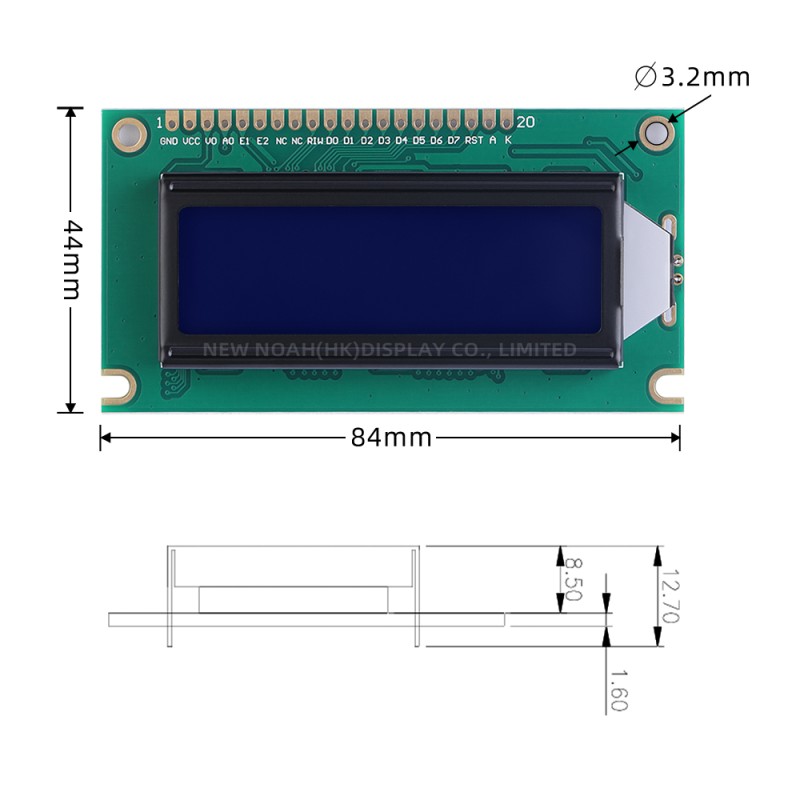Blue Film LCD12232B Character Screen Controller SBN1661G Multi Language LCD Module