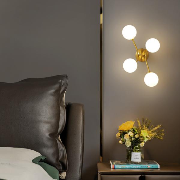 Nordic LED Wall Lamp for Bedroom Bedside Bath Aisle decorative wall lamp(WH-OR-122)