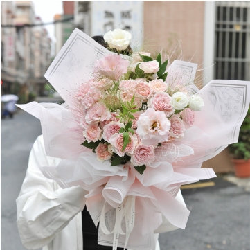 Waterproof Flower Shop Flower Wrapping Paper featuring Lizhiran Lily of the Valley Design 56*56cm