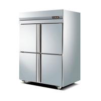 4 congélateur de réfrigérateur commercial d'acier inoxydable de la porte 300W