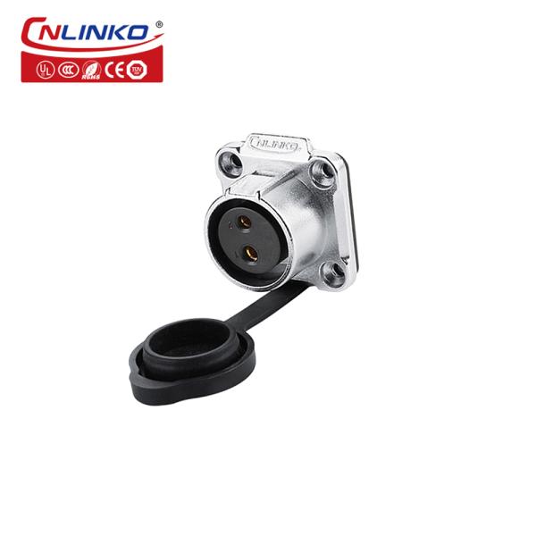 Cnlinko LP20 Series Waterproof Power Connector 2 Pin Auto Connector for Led Light