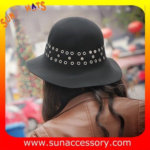6090433 Sun Accessory customized  winner  fashion  wool felt  clothe hats, women hats and caps wholesaling