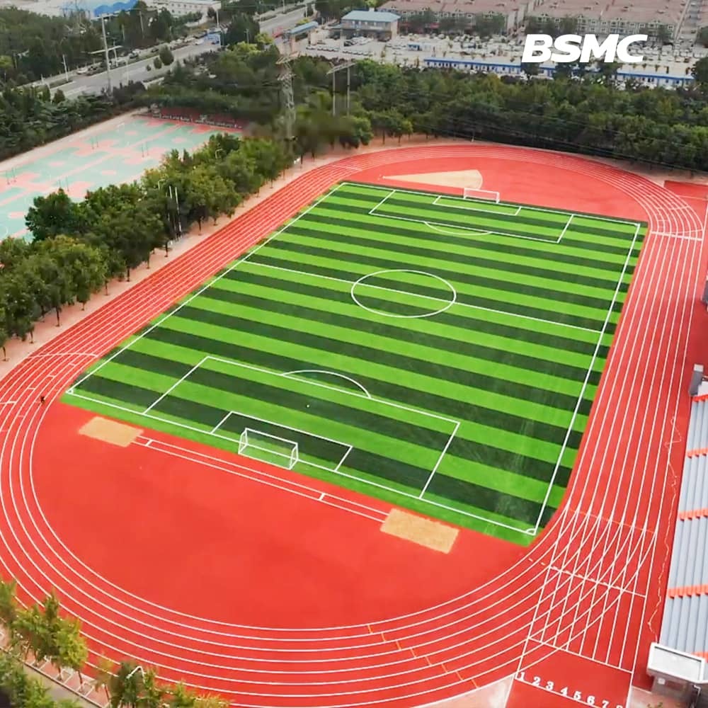 400m Standard 13mm Full PUR Running Track System World Athletics Certified Impermeable Sports Surface for Track & Field Stadium