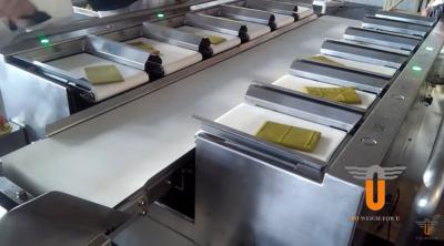 Máquina de embalagem linear principal do pesador de TOUPACK 12 para o feijão secado