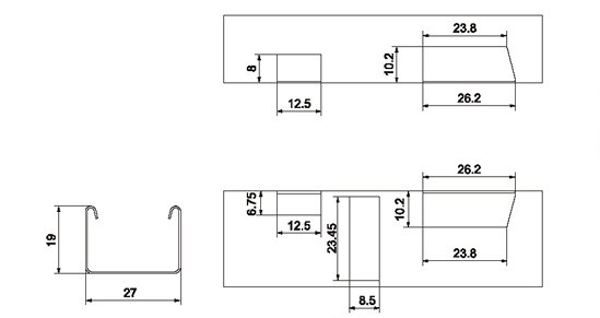 25mm aluminum venetian blinds accessories