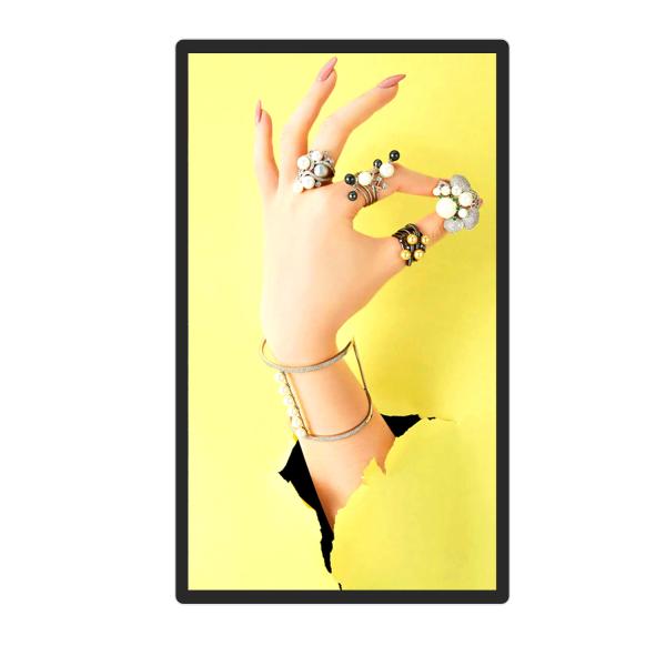 55 Inch Indoor Ultra Thin Digital Signage Display Panels For Stores Grocery