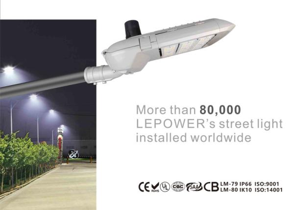 IP66 Luminaria Warm White Led Street Lights 100w 200w 160lm/w 5 Years Warranty