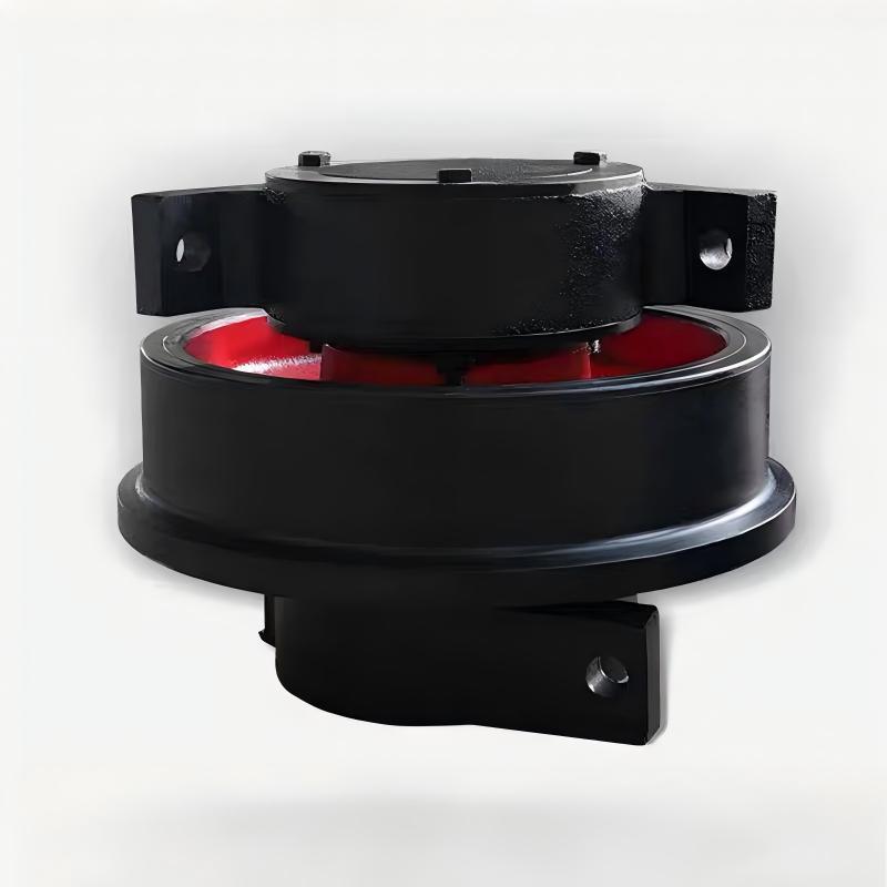 Forged Alloy Steel Single Flange Crane Wheel with Precision CNC Machining and Heat-Treated for Gantry Cranes