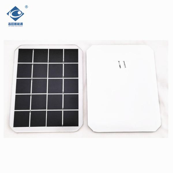 5V 1.5W high quality new standard solar panel ZW-2.5W-5V Mini Glass Laminated Solar Panel