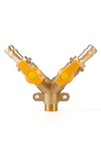 CE Anti Corrosion 3 Way Gas Valve Multifunctional Weatherproof