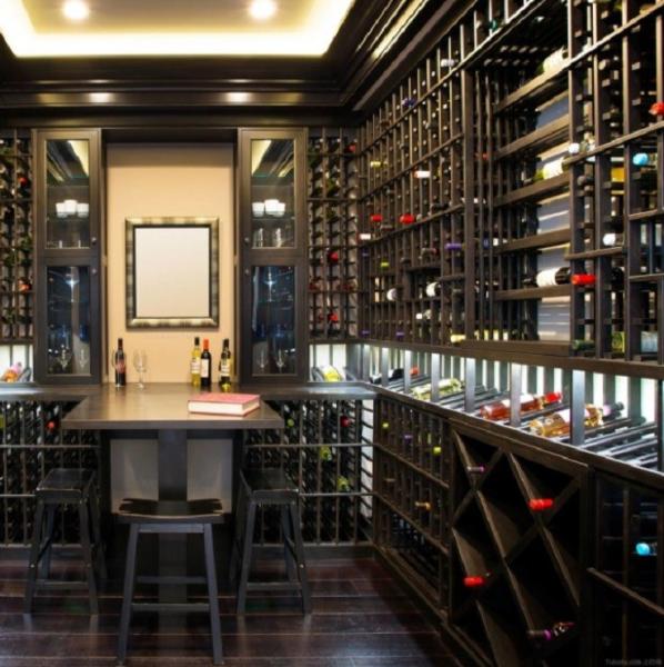 Luxury Style Metal Wine Cabinet Whole Wine Cellar Customization High Volume