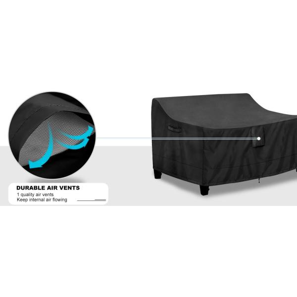 Outdoor Liners Outdoor Waterproof Patio Loveseat Couch Cover - UV Resistant Patio Sofa Furniture Covers Weatherproof