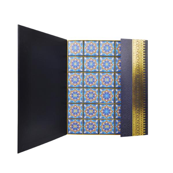 Ultraportable Antiwear Holiday Gift Box Packaging Beauty Advent Calendar Lightweight