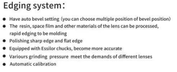 2D JingGong Paternless Auto Lens Edger CR39 Glass PC Lenses Patternless Lens Edgers SJG-700ADurable With Scanner