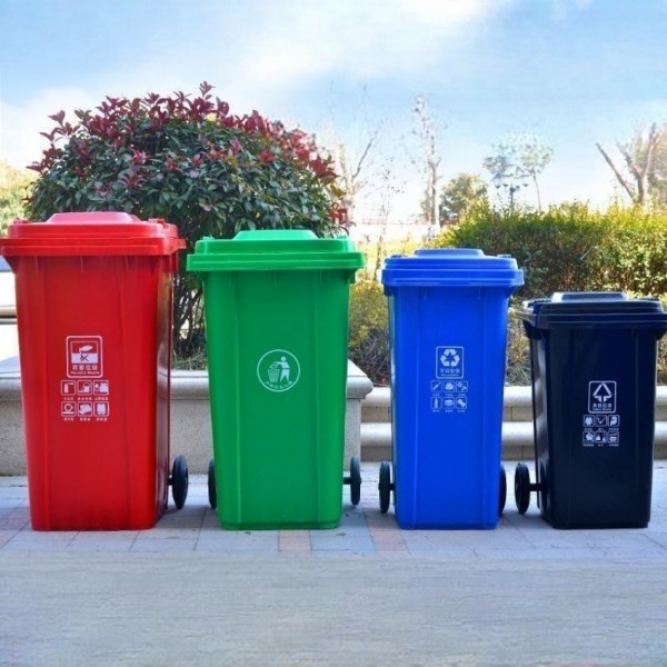 1100L HDPE Recycling  Waste Disposal Management Trash Can Garbage Bin Collection Bins