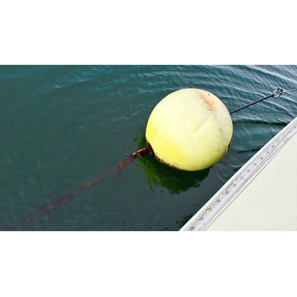 Boia pickup de fixação de espuma de polietileno de alta densidade, Boia esférica para indústria de petróleo / gás